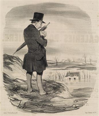 HONORÉ DAUMIER Collection of approximately 200 lithographs.